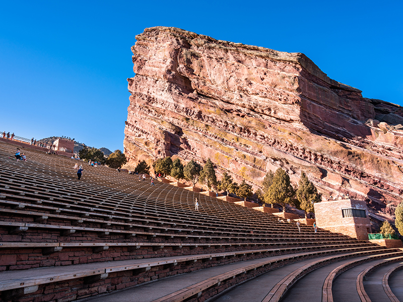 View of Red Rocks Amphitheater
