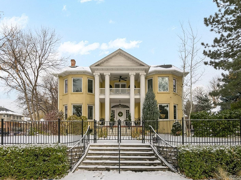 3-story Colonial Revival historic home in Denver